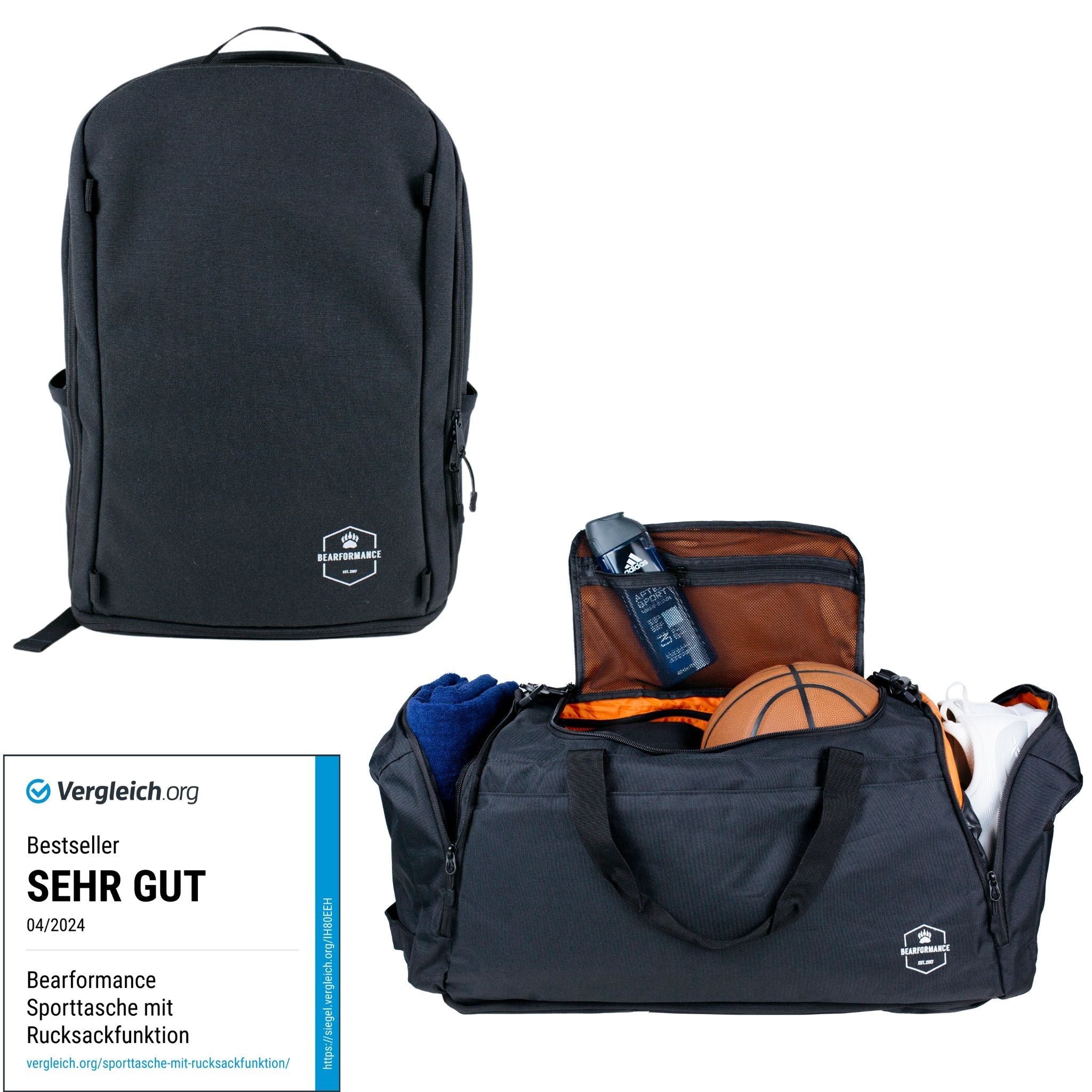Bundle: Ultimate Backpack & Sportbag - BEARFORMANCE