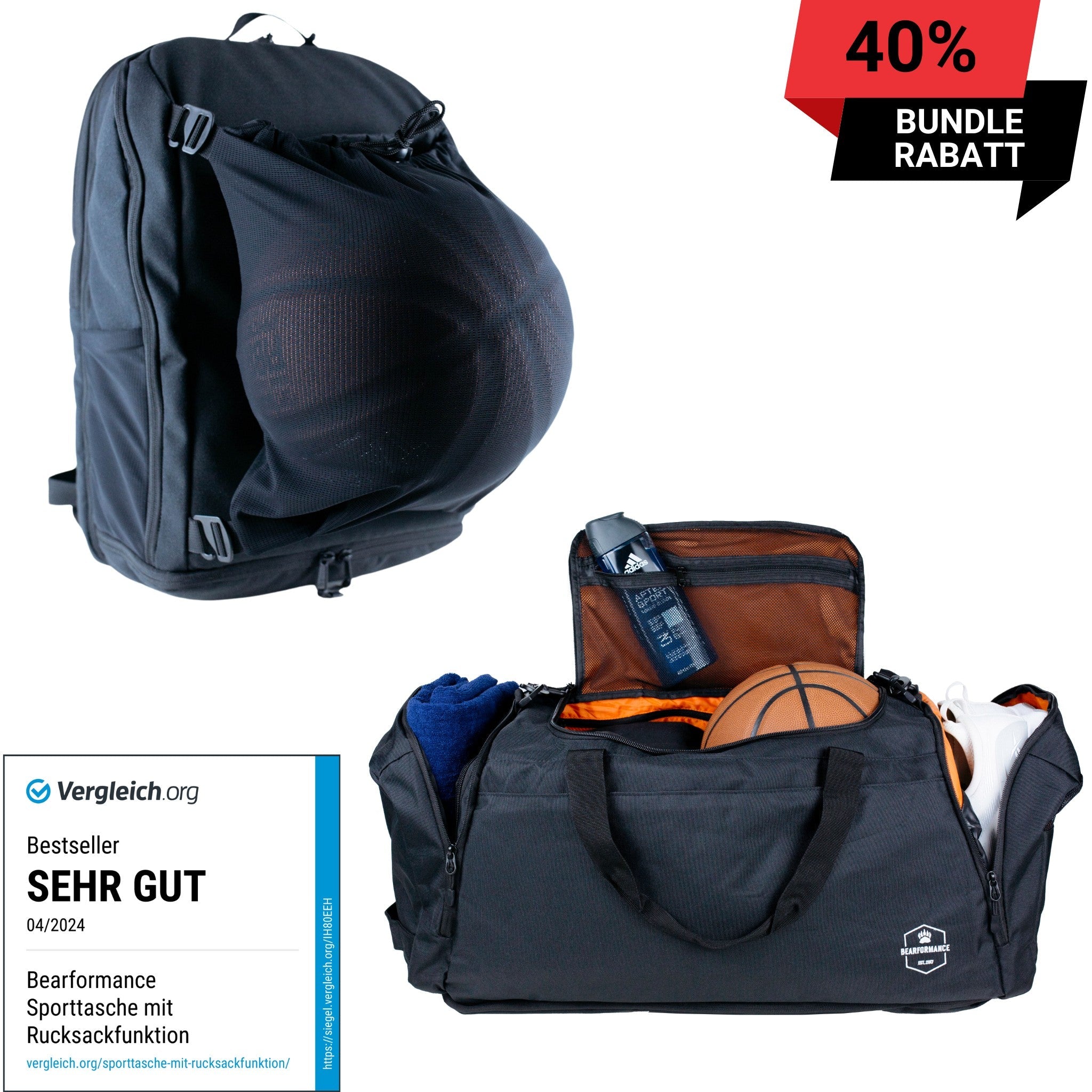 Bundle: Ultimate Backpack & Sportbag - BEARFORMANCE