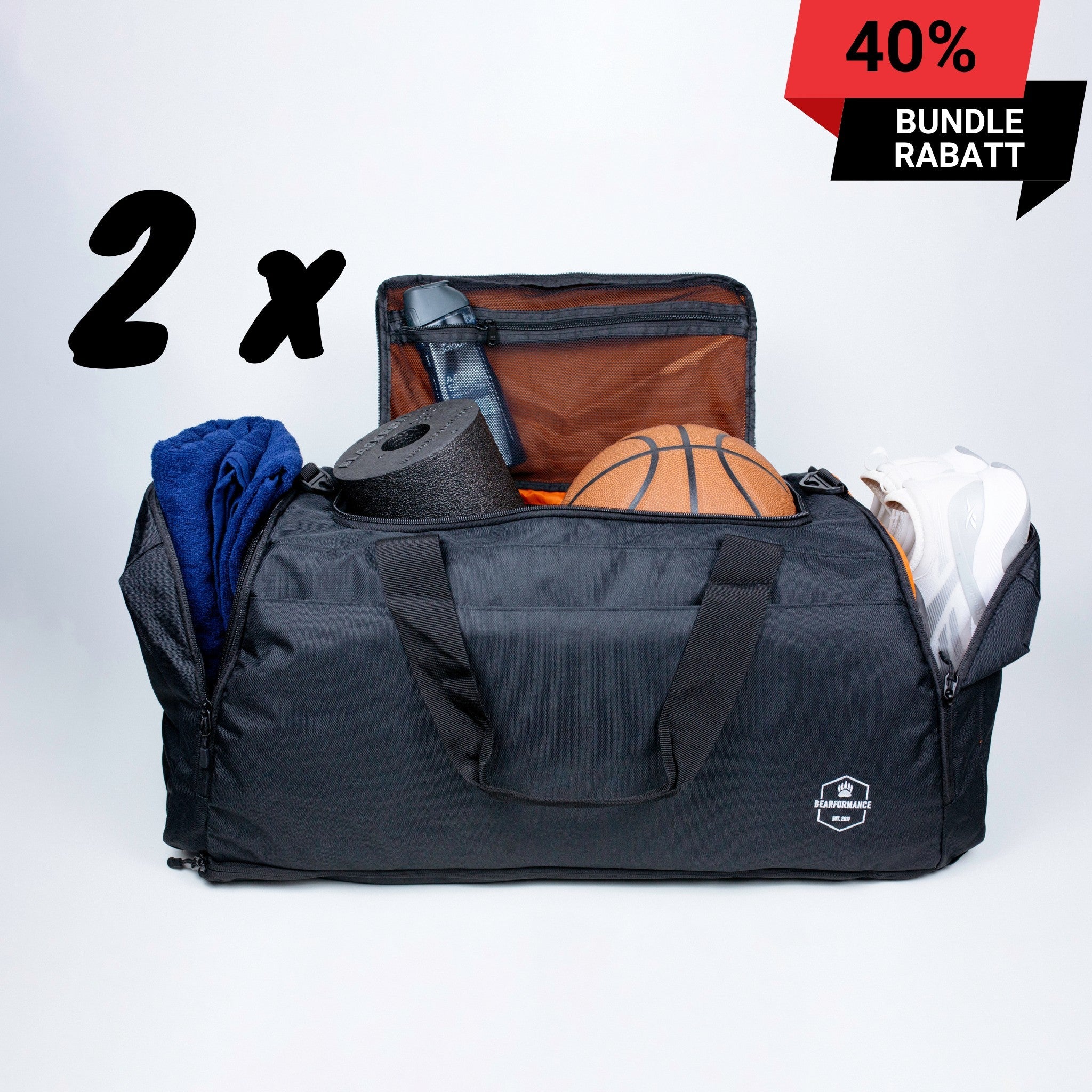 Partner Bundle: 2 x Bearformance® Ultimate Sportbag V3 - BEARFORMANCE