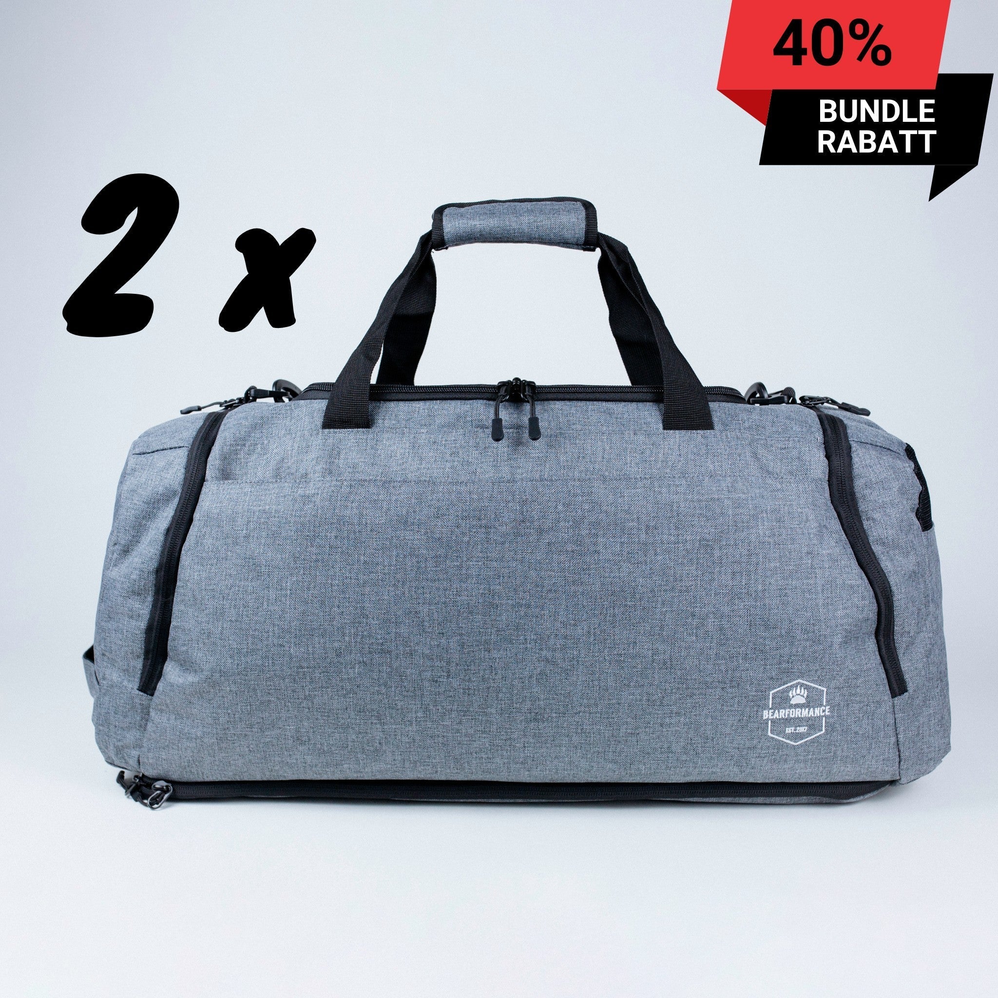 Partner Bundle: 2 x Bearformance® Ultimate Sportbag V3 - BEARFORMANCE