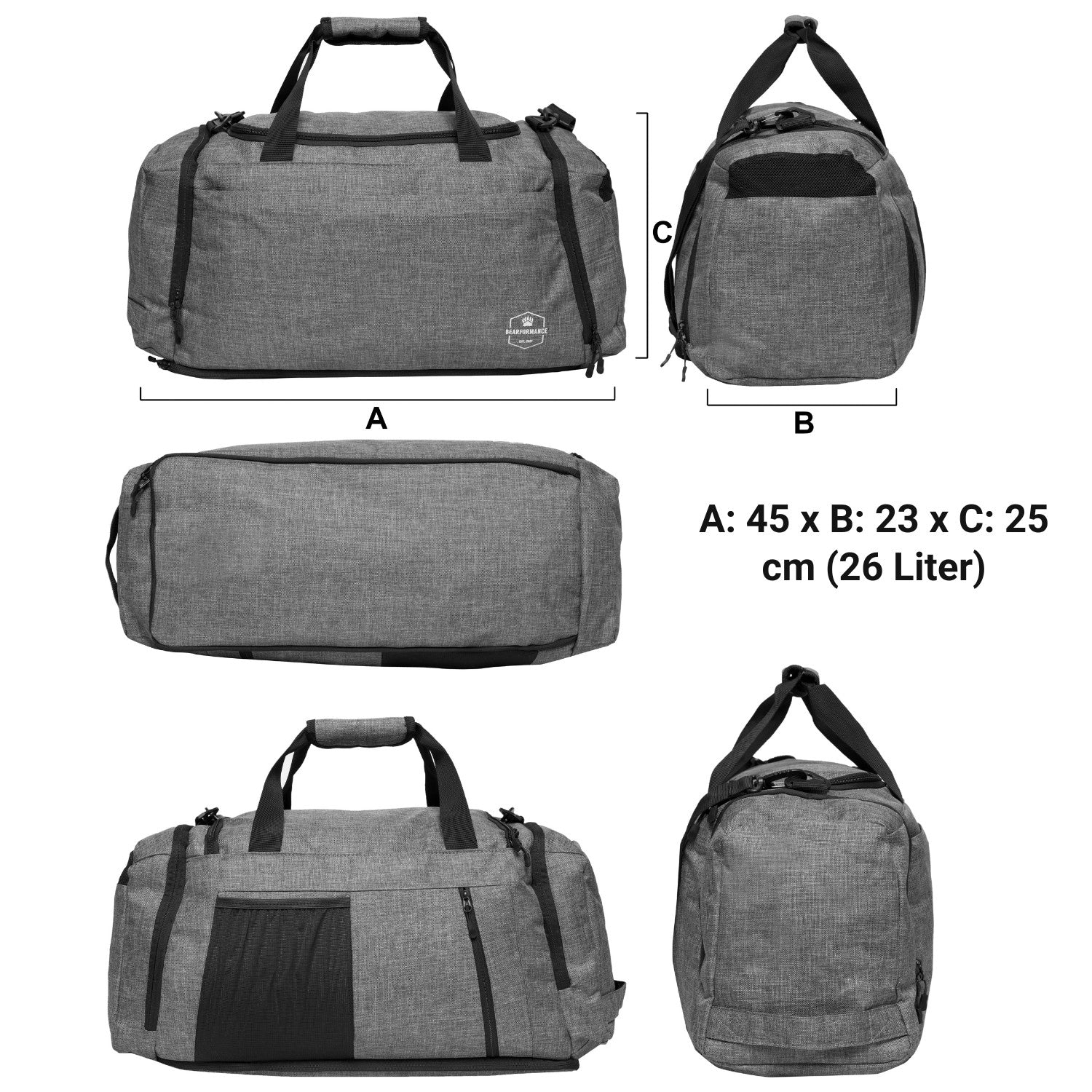 Bearformance® Ultimate Sportbag V2 - BEARFORMANCE