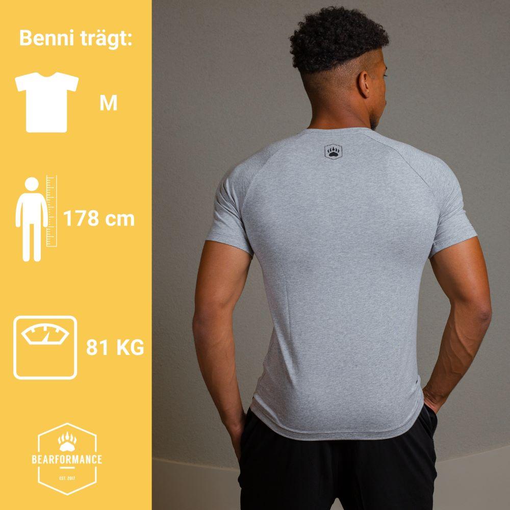 Fitness T-Shirt aus Tencel - funktional, nachhaltig & fair produziert in der EU - BEARFORMANCE