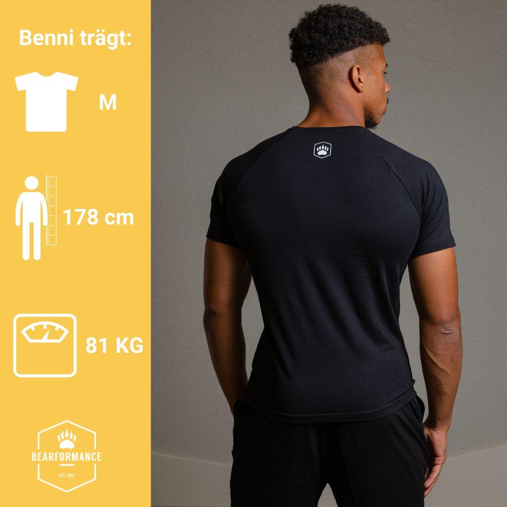 Fitness T-Shirt aus Tencel - funktional, nachhaltig & fair produziert in der EU - BEARFORMANCE