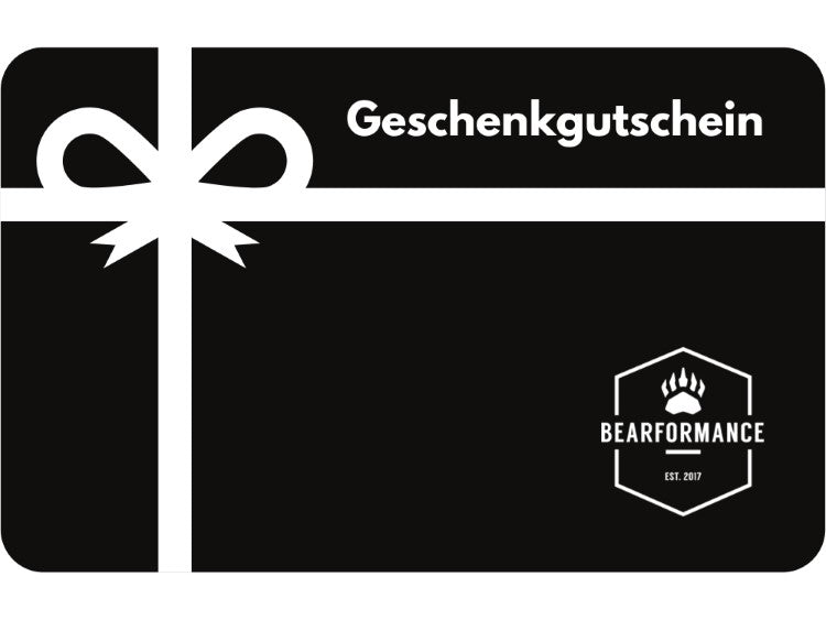 Geschenkgutschein via E-mail - BEARFORMANCE