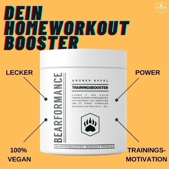 Trainingsbooster Grüner Apfel - BEARFORMANCE