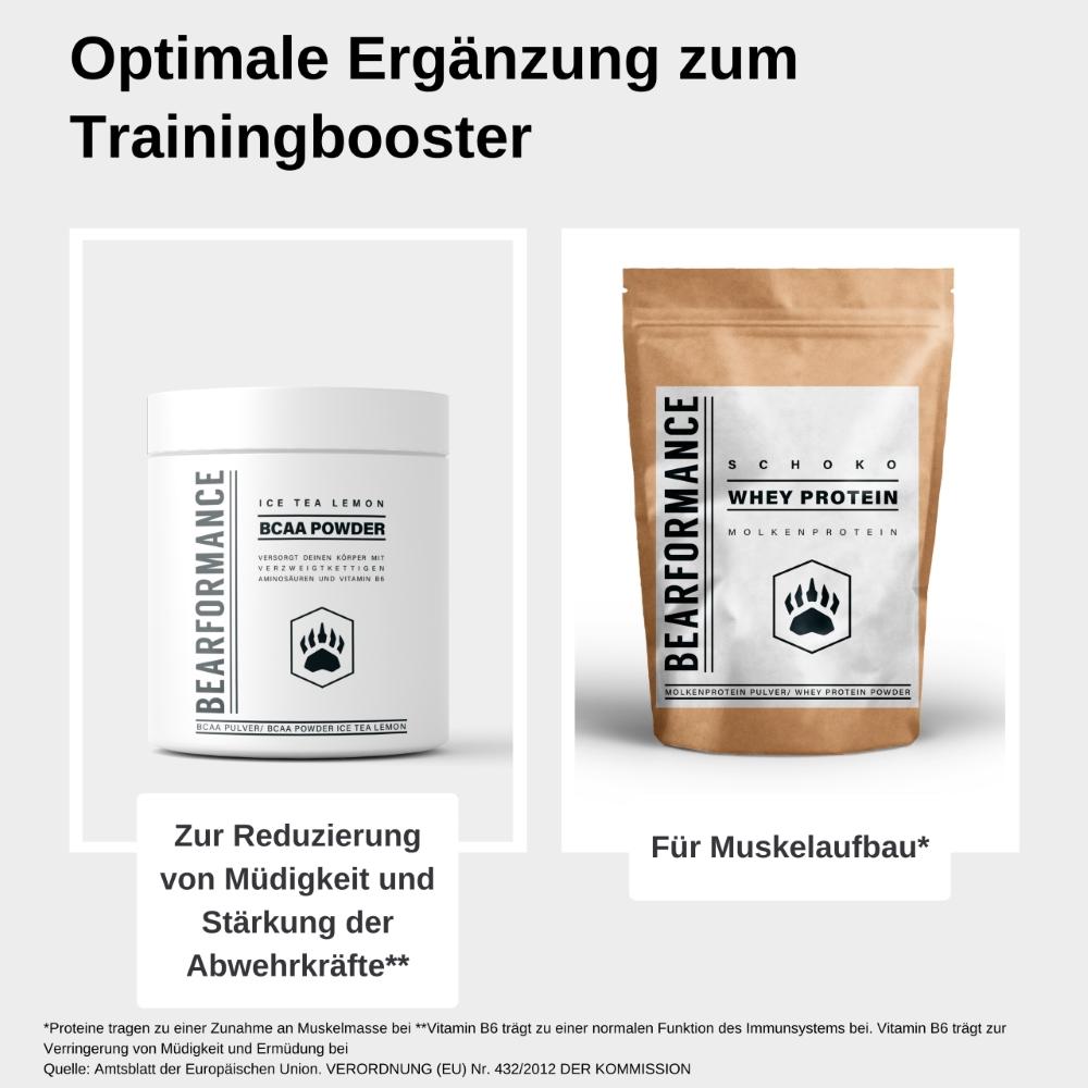 Trainingsbooster Grüner Apfel - BEARFORMANCE